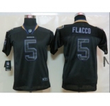 nike youth nfl jerseys baltimore ravens #5 flacco black[nike lights out]