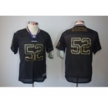 nike youth nfl jerseys baltimore ravens #52 r.lewis black[nike lights out]
