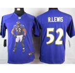 nike youth nfl jerseys baltimore ravens #52 r.lewis purple[portrait fashion]