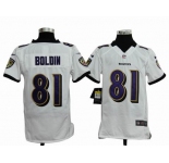 nike youth nfl jerseys baltimore ravens #81 anquan boldin white[nike]