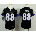 nike youth nfl jerseys baltimore ravens #88 pitta black[nike]