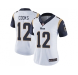 Women Nike Los Angeles Rams #12 Brandin Cooks White Stitched NFL Vapor Untouchable Limited Jersey