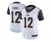Women Nike Los Angeles Rams #12 Brandin Cooks White Stitched NFL Vapor Untouchable Limited Jersey