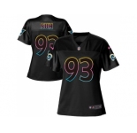 Women Nike Los Angeles Rams #93 Ndamukong Suh Black NFL Fashion Game Jersey