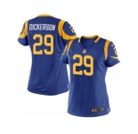 Women Nike St. Louis Rams #29 Eric Dickerson Royal Blue Alternate Stitched Jersey
