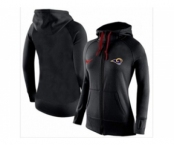 Women Nike St.Louis Rams Full-Zip Performance Hoodie Black