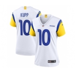 Women's Los Angeles Rams #10 Cooper Kupp White Vapor Untouchable Limited Stitched Jersey(Run Small)