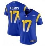 Women's Los Angeles Rams #17 Davante Adams Blue 2025 Vapor Untouchable Limited Football Stitched Jersey