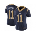 Women's Nike Los Angeles Rams #11 Tavon Austin Vapor Untouchable Limited Navy Blue Team Color NFL Jersey