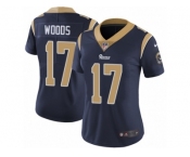Women's Nike Los Angeles Rams #17 Robert Woods Vapor Untouchable Limited Navy Blue Team Color NFL Jersey