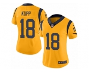 Women's Nike Los Angeles Rams #18 Cooper Kupp Limited Gold Rush NFL Jersey
