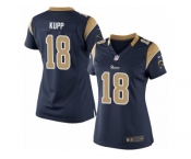 Women's Nike Los Angeles Rams #18 Cooper Kupp Limited Navy Blue Team Color NFL Jersey
