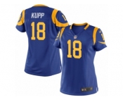Women's Nike Los Angeles Rams #18 Cooper Kupp Limited Royal Blue Alternate NFL Jersey