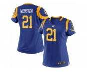 Women's Nike Los Angeles Rams #21 Kayvon Webster Limited Royal Blue Alternate NFL Jersey