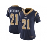 Women's Nike Los Angeles Rams #21 Kayvon Webster Vapor Untouchable Limited Navy Blue Team Color NFL Jersey