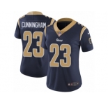 Women's Nike Los Angeles Rams #23 Benny Cunningham Vapor Untouchable Limited Navy Blue Team Color NFL Jersey
