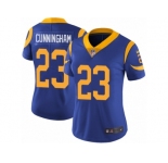 Women's Nike Los Angeles Rams #23 Benny Cunningham Vapor Untouchable Limited Royal Blue Alternate NFL Jersey