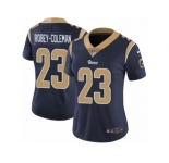 Women's Nike Los Angeles Rams #23 Nickell Robey-Coleman Vapor Untouchable Limited Navy Blue Team Color NFL Jersey