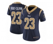 Women's Nike Los Angeles Rams #23 Nickell Robey-Coleman Vapor Untouchable Limited Navy Blue Team Color NFL Jersey