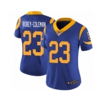 Women's Nike Los Angeles Rams #23 Nickell Robey-Coleman Vapor Untouchable Limited Royal Blue Alternate NFL Jersey