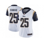 Women's Nike Los Angeles Rams #25 Lance Dunbar Vapor Untouchable Limited White NFL Jersey