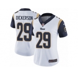 Women's Nike Los Angeles Rams #29 Eric Dickerson Vapor Untouchable Limited White NFL Jersey