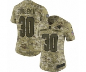 Women's Nike Los Angeles Rams #30 Todd Gurley Limited Camo 2018 Salute to Service NFL Jersey