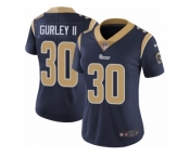 Women's Nike Los Angeles Rams #30 Todd Gurley Vapor Untouchable Limited Navy Blue Team Color NFL Jersey