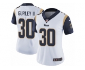 Women's Nike Los Angeles Rams #30 Todd Gurley Vapor Untouchable Limited White NFL Jersey