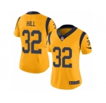 Women's Nike Los Angeles Rams #32 Troy Hill Limited Gold Rush NFL Jersey