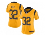 Women's Nike Los Angeles Rams #32 Troy Hill Limited Gold Rush NFL Jersey