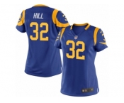 Women's Nike Los Angeles Rams #32 Troy Hill Limited Royal Blue Alternate NFL Jersey