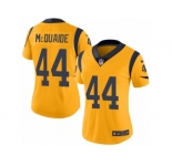 Women's Nike Los Angeles Rams #44 Jacob McQuaide Limited Gold Rush NFL Jersey