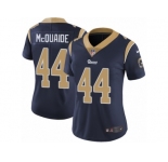Women's Nike Los Angeles Rams #44 Jacob McQuaide Vapor Untouchable Limited Navy Blue Team Color NFL Jersey