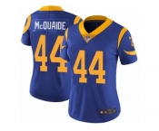 Women's Nike Los Angeles Rams #44 Jacob McQuaide Vapor Untouchable Limited Royal Blue Alternate NFL Jersey