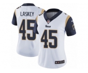 Women's Nike Los Angeles Rams #45 Zach Laskey Vapor Untouchable Limited White NFL Jersey