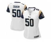Women's Nike Los Angeles Rams #50 Samson Ebukam Limited White NFL Jersey
