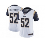 Women's Nike Los Angeles Rams #52 Alec Ogletree Vapor Untouchable Limited White NFL Jersey