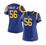 Women's Nike Los Angeles Rams #56 Dante Fowler Jr Game Royal Blue Alternate NFL Jersey