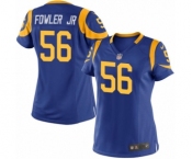 Women's Nike Los Angeles Rams #56 Dante Fowler Jr Game Royal Blue Alternate NFL Jersey