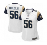 Women's Nike Los Angeles Rams #56 Dante Fowler Jr Game White NFL Jersey