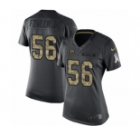 Women's Nike Los Angeles Rams #56 Dante Fowler Jr Limited Black 2016 Salute to Service NFL Jersey