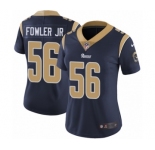 Women's Nike Los Angeles Rams #56 Dante Fowler Jr Navy Blue Team Color Vapor Untouchable Limited Player NFL Jersey