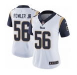 Women's Nike Los Angeles Rams #56 Dante Fowler Jr White Vapor Untouchable Limited Player NFL Jersey