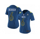 Women's Nike Los Angeles Rams #6 Johnny Hekker Limited Blue 2017 Pro Bowl NFL Jersey