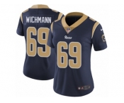 Women's Nike Los Angeles Rams #69 Cody Wichmann Vapor Untouchable Limited Navy Blue Team Color NFL Jersey
