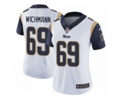 Women's Nike Los Angeles Rams #69 Cody Wichmann Vapor Untouchable Limited White NFL Jersey