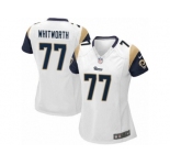 Women's Nike Los Angeles Rams #77 Andrew Whitworth Limited White NFL Jersey