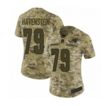 Women's Nike Los Angeles Rams #79 Rob Havenstein Limited Camo 2018 Salute to Service NFL Jersey