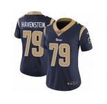 Women's Nike Los Angeles Rams #79 Rob Havenstein Vapor Untouchable Limited Navy Blue Team Color NFL Jersey